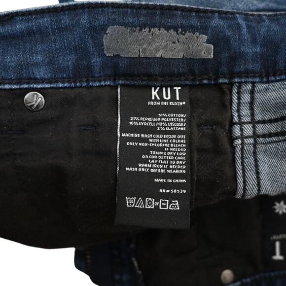 Kut from the Kloth Womens 6 Hi Waist Skinny Distressed Jean - Picture 10 of 10